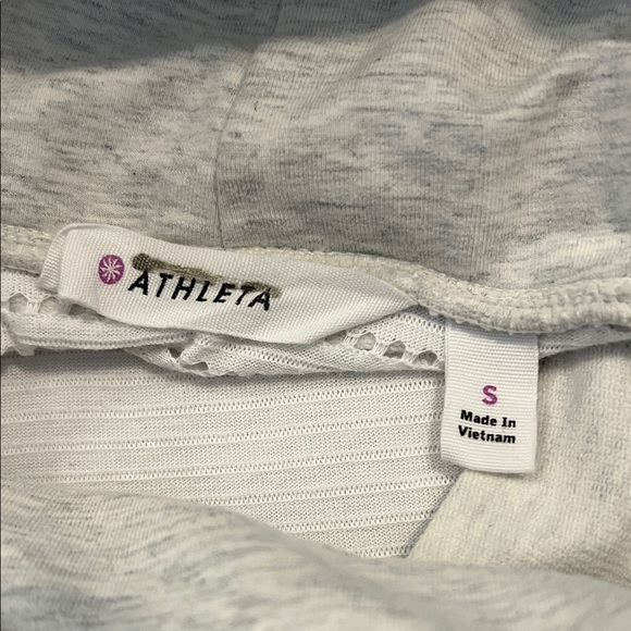 Athleta Light Gray Cowl Neck Sweater Small - Picture 10 of 15